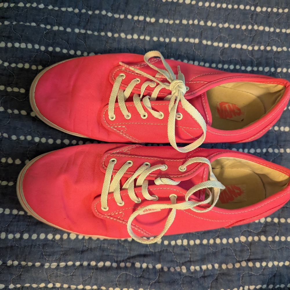 Vans Hot Pink Canvas Shoes